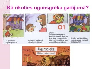 Kā rīkoties ugunsgrēka gadījumā?
 
