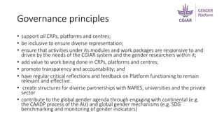 Introducing the ‘new’ CGIAR Gender Platform