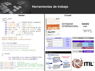 Herramientas de trabajo Hacker C-Level 