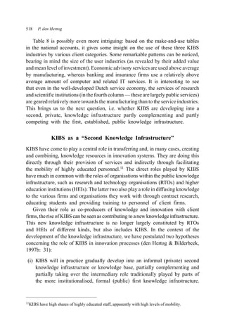 Class3 : 2nd reading assignment : "Knowledge Intensive Business Services As Coproducers Of Innovation, Deh Hertog (2000)"