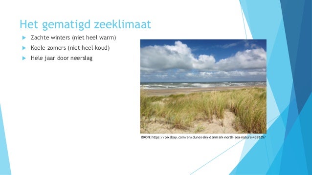 De 9 hoofdklimaten