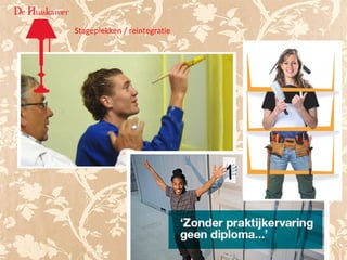 Stageplekken / reintegratie
 