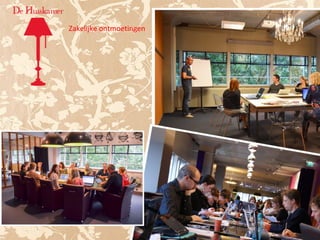 .2 MAATSCHAPPELIJKE PROGRAM.
ZAKELIJK
Zakelijke ontmoetingen
 