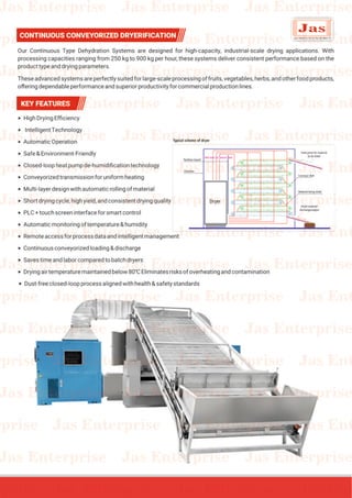 Batch type and Continuous Dehydration machine | PDF