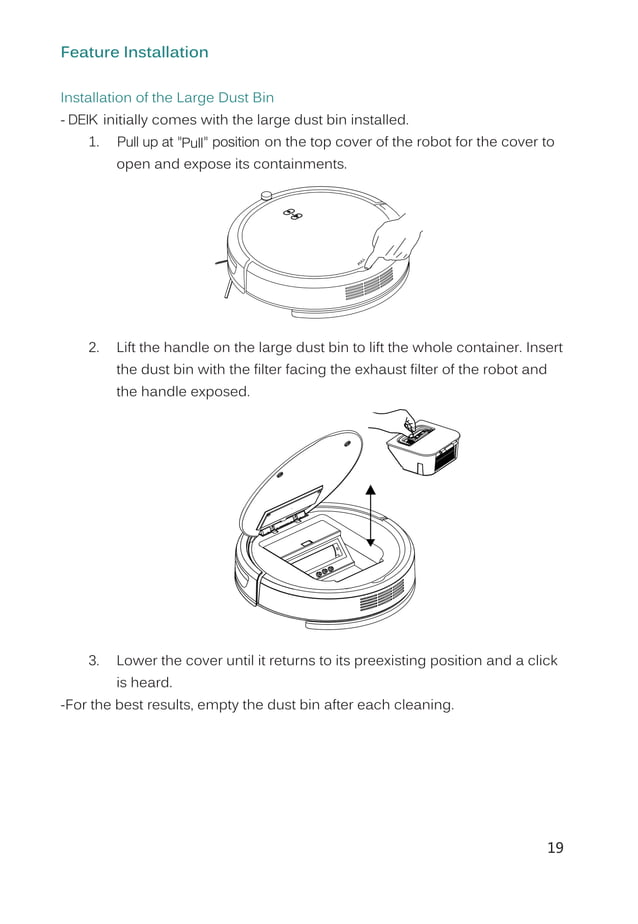 Deik robot vacuum cleaner mt820uk version 20171109
