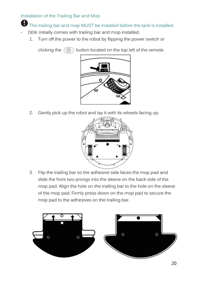 Deik robot vacuum cleaner mt820uk version 20171109