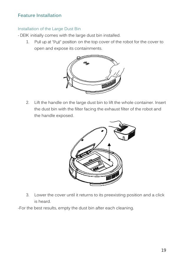 Deik robot vacuum cleaner mt820uk version 20171109