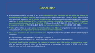 Treatment Deintensification in HPV positive head and neck cancer | PPT
