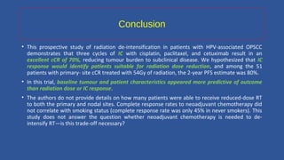 Treatment Deintensification in HPV positive head and neck cancer | PPT