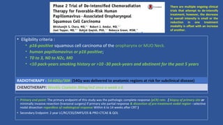 Treatment Deintensification in HPV positive head and neck cancer | PPT
