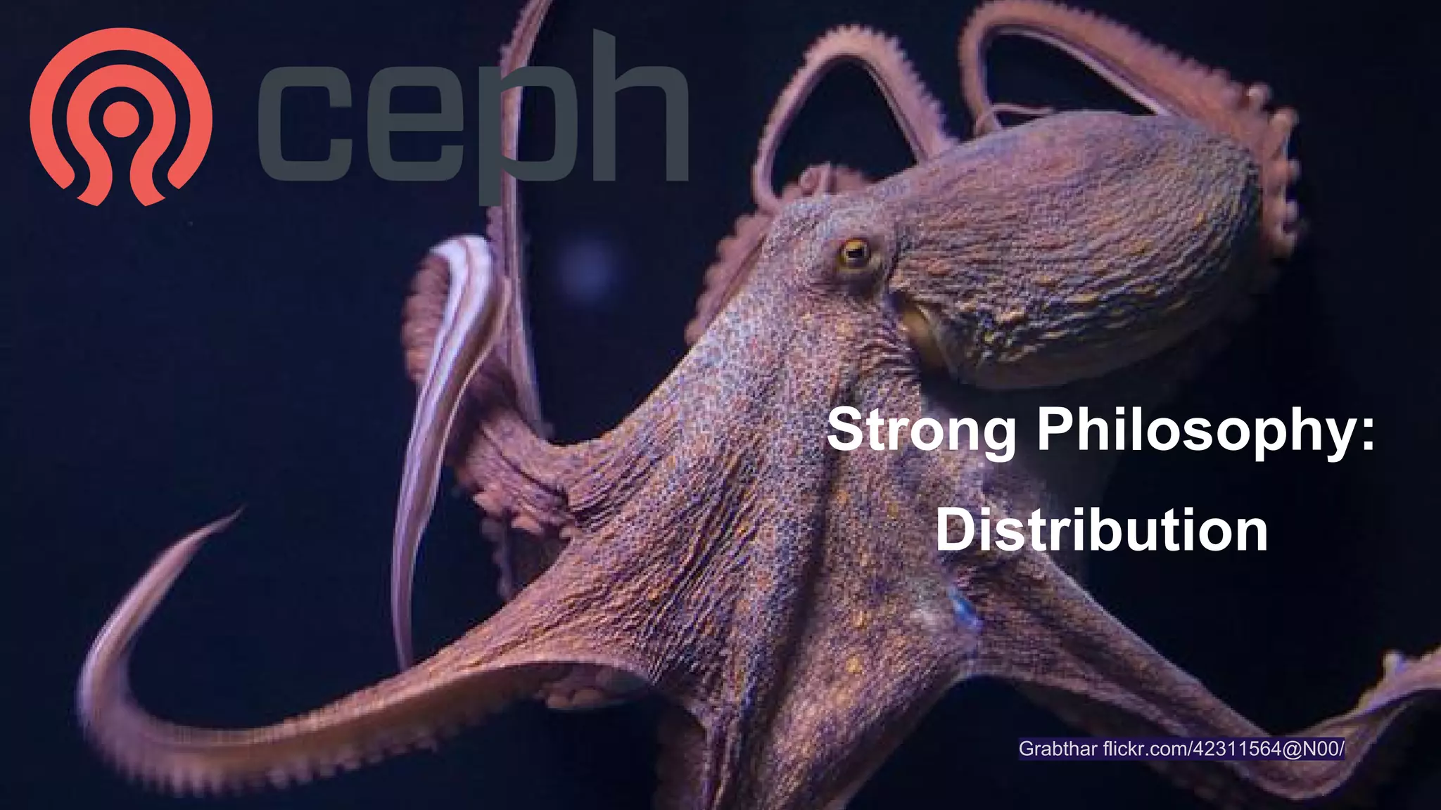 Strong Philosophy: 
Distribution 
Grabthar flickr.com/42311564@N00/ 
 