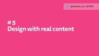 Designing for Content Creators