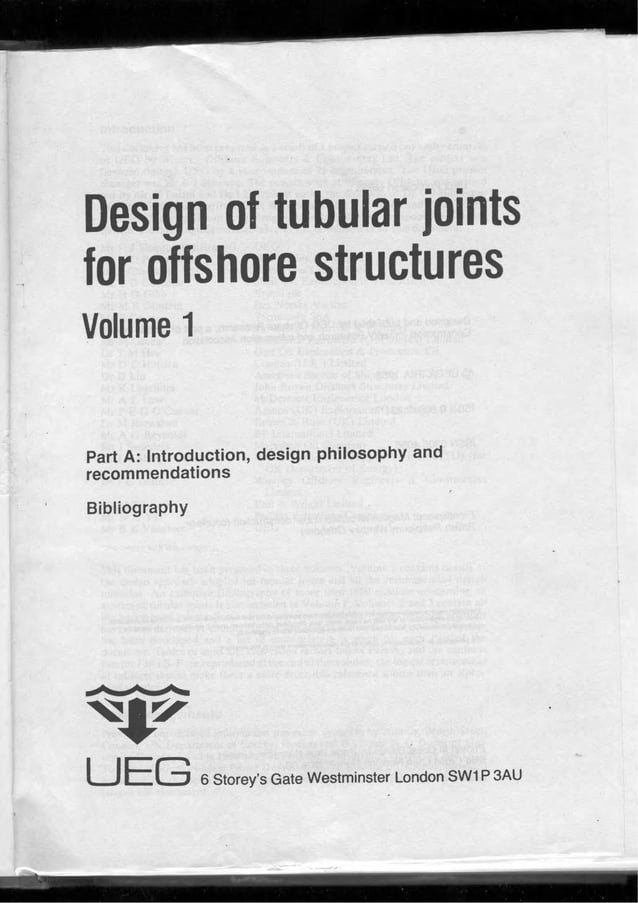 Deisgn of Offshore Tubular Joints_UEG.pdf