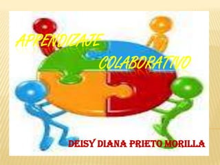 APRENDIZAJE
           COLABORATIVO



      Deisy Diana Prieto Morilla
 