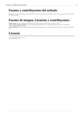 Fuentes y contribuyentes del artículo                                                                                                                                                            4



     Fuentes y contribuyentes del artículo
     Dei Verbum  Fuente: http://es.wikipedia.org/w/index.php?oldid=56938003  Contribuyentes: Andreateletrabajo, Ezarate, Gabriel Sozzi, Gerwoman, Guitrona, Leiro & Law, Marsal20, Pati, Rαge,
     Savh, 14 ediciones anónimas




     Fuentes de imagen, Licencias y contribuyentes
     File:John-xxiii-2.jpg  Fuente: http://es.wikipedia.org/w/index.php?title=Archivo:John-xxiii-2.jpg  Licencia: Public Domain  Contribuyentes: VATICAN
     Archivo:4 - Кардинал Альфредо Оттавиани.gif  Fuente: http://es.wikipedia.org/w/index.php?title=Archivo:4_-_Кардинал_Альфредо_Оттавиани.gif  Licencia: Public Domain
      Contribuyentes: Кардинал Альфредо Оттавиани
     Archivo:CardinalBea.jpg  Fuente: http://es.wikipedia.org/w/index.php?title=Archivo:CardinalBea.jpg  Licencia: Creative Commons Attribution-Sharealike 3.0  Contribuyentes: Ambrosius007
     (talk)




     Licencia
     Creative Commons Attribution-Share Alike 3.0 Unported
     //creativecommons.org/licenses/by-sa/3.0/
 
