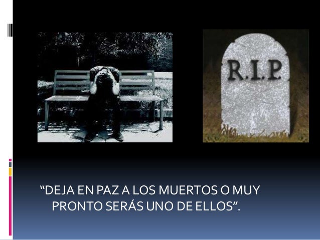 Deja en paz a los muertos. Capítulo 21