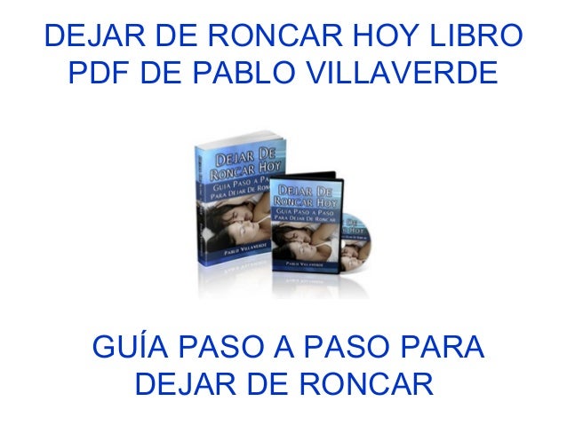 Dejar de roncar hoy pdf to word