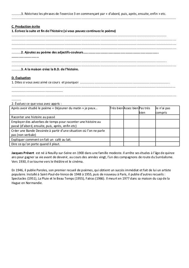 Dejeuner Du Matin