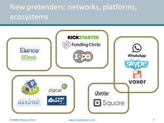 New pretenders: networks, platforms,
ecosystems
© MWD Advisors 2013 www.mwdadvisors.com 7
 