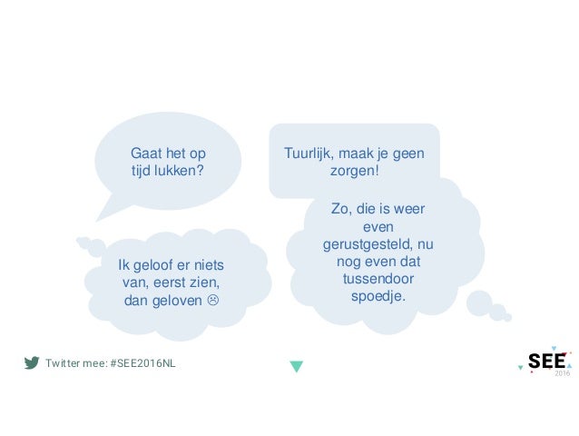 De juiste persoon, op het juiste moment, op de juiste opdracht - SEE