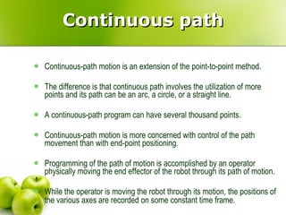 Dek3223 chapter 3 industrial robotic | PPT