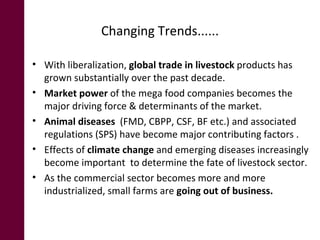 International scenario of livestock with respect to North East Region of India