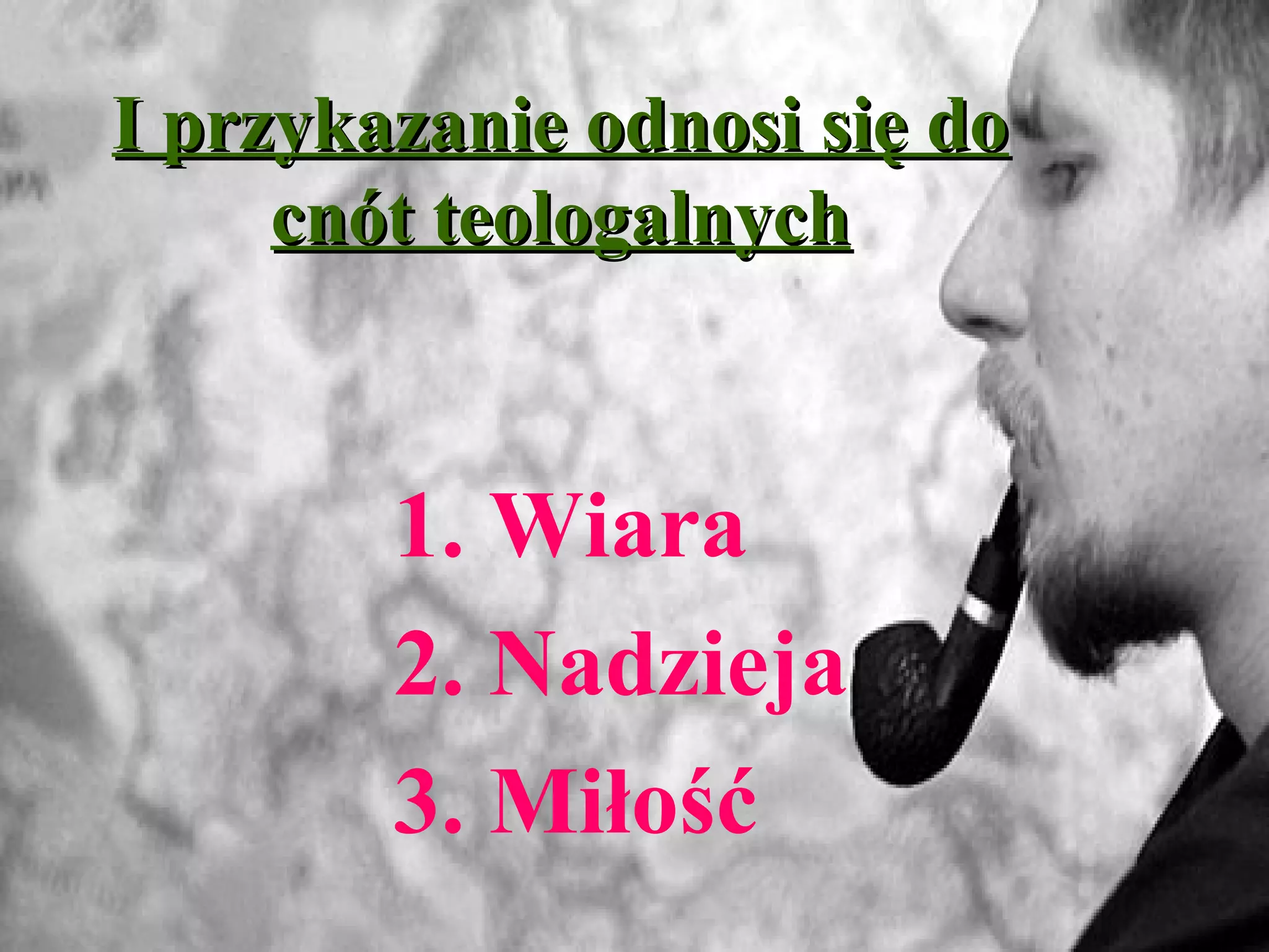 Przykazanie pierwsze | PPT
