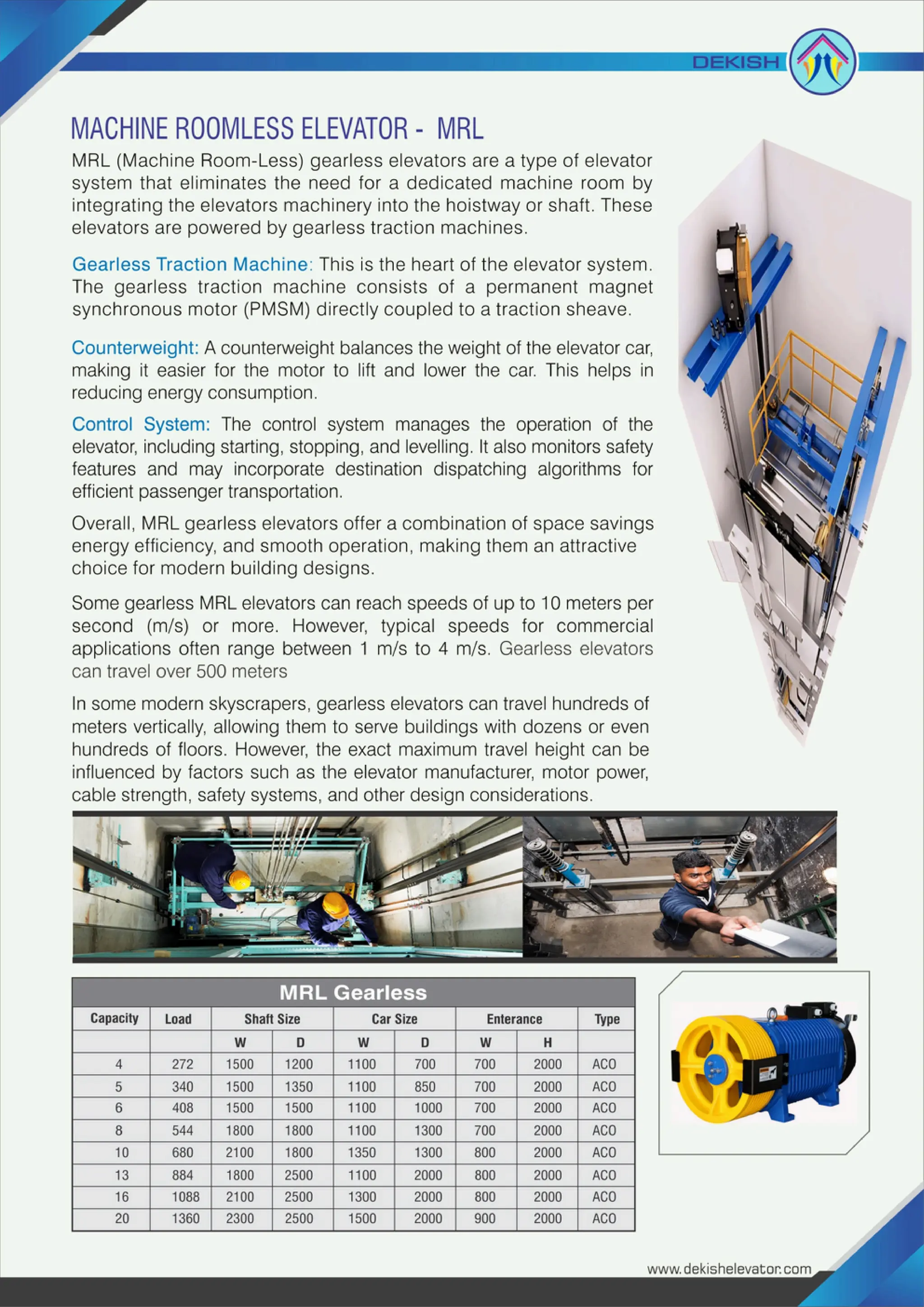 Dekish Elevator India Pvt Ltd Brochure Pdf