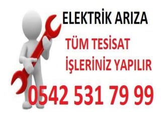 Ankara Çankaya Ata mah elektrik tesisatcısı, 0542 531 79 99 , 0312 334 45 65