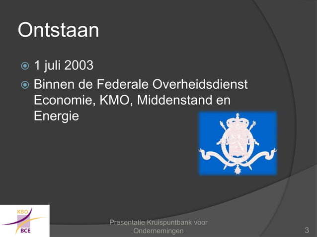 Public Search van de Kruispuntbank van Ondernemingen en Handelsregister