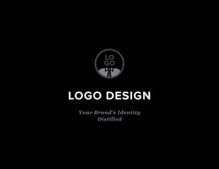 LOGO DESIGN
Your Brand’s Identity
Distilled
 