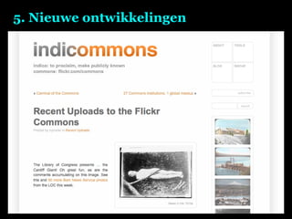 5. Nieuwe ontwikkelingen 