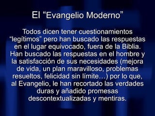 <ul><li>Todos dicen tener cuestionamientos “legítimos” pero han buscado las respuestas en el lugar equivocado, fuera de la...