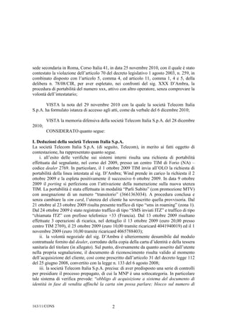 Delibera n. 163/11/CONS | PDF