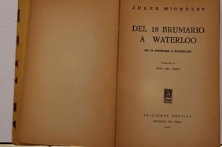 Del 18 brumario a waterloo