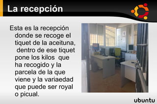 La cooperativa se inauguró hace 2 años por  Gaspar Zarrias. 