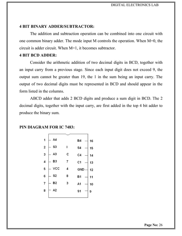 Digital electronics lab