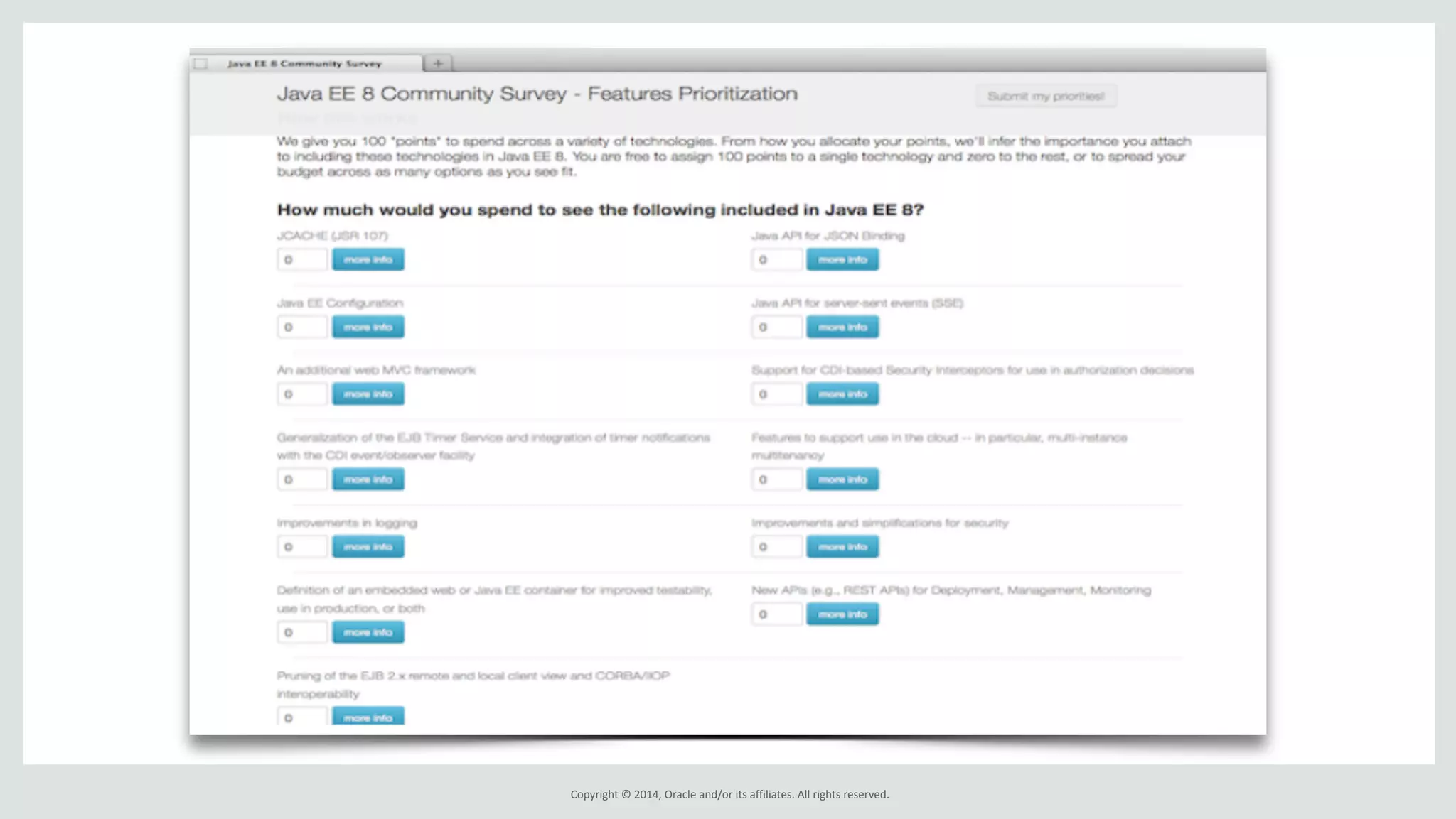 Copyright 
© 
2014, 
Oracle 
and/or 
its 
affiliates. 
All 
rights 
reserved. 
 