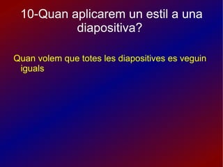 -Normal: és la vista més utilitzada, on hi ha el pla general de la diapositiva  