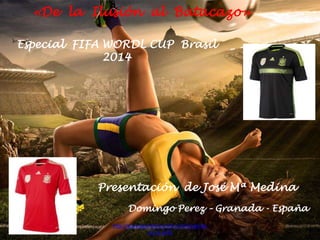 «De la Ilusión al Batacazo»
Presentación de José Mª Medina
Domingo Perez – Granada - España
http://www.garciafantumblr.com/Cargando
con la peña
Especial FIFA WORDL CUP Brasil
2014
 