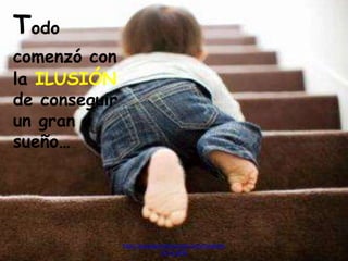 Todo
comenzó con
la ILUSIÓN
de conseguir
un gran
sueño…
http://www.garciafantumblr.com/Cargando
con la peña
 