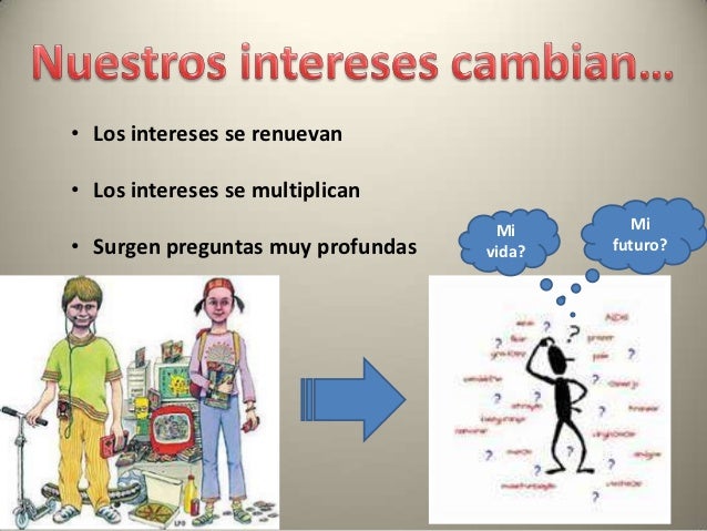 Resultado de imagen para nuestros intereses cambian adolescencia