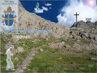 “ No tengan miedo…” 