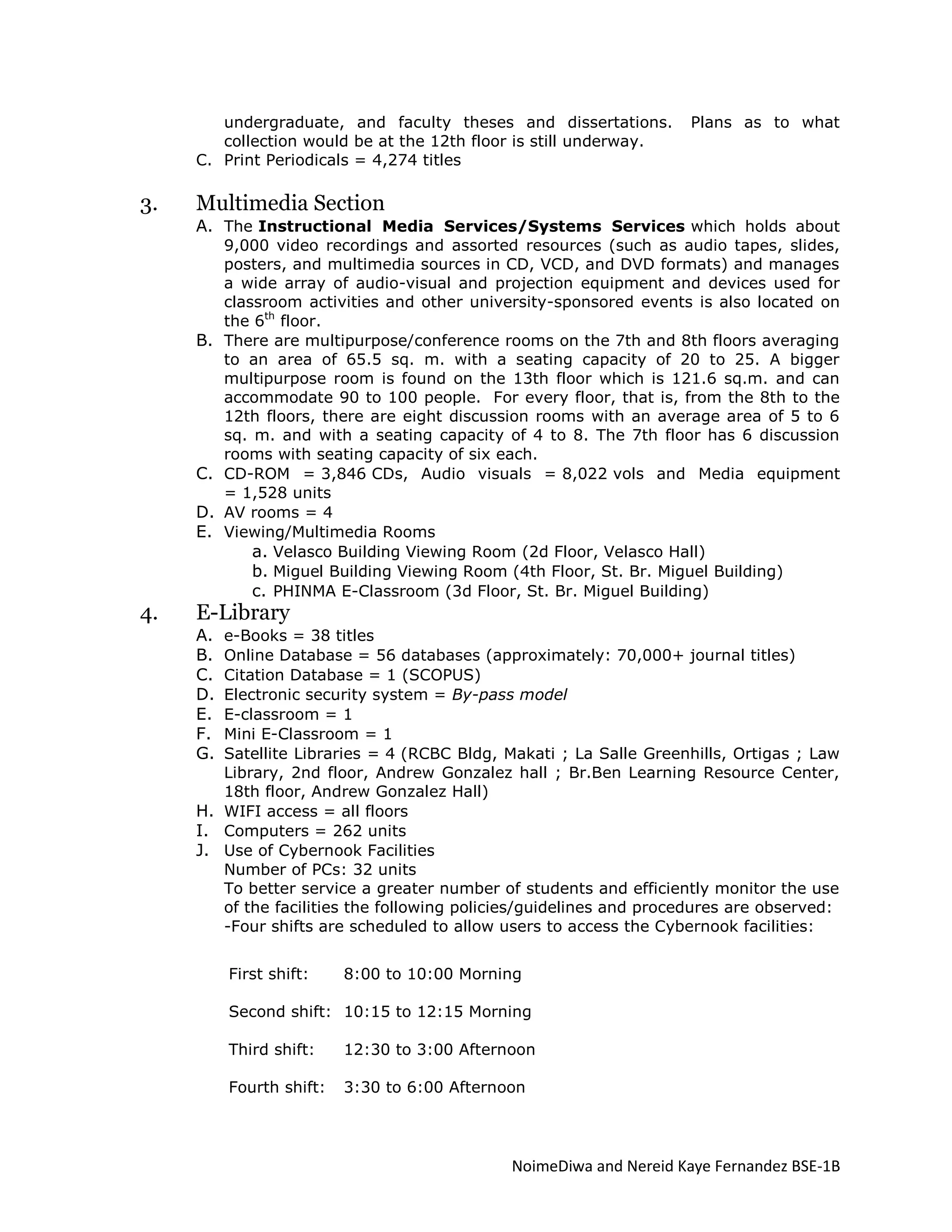 De la salle university library2 DOCX