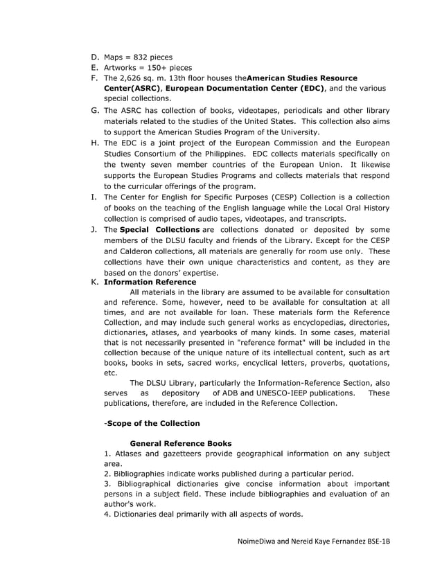 De la salle university library2 PDF