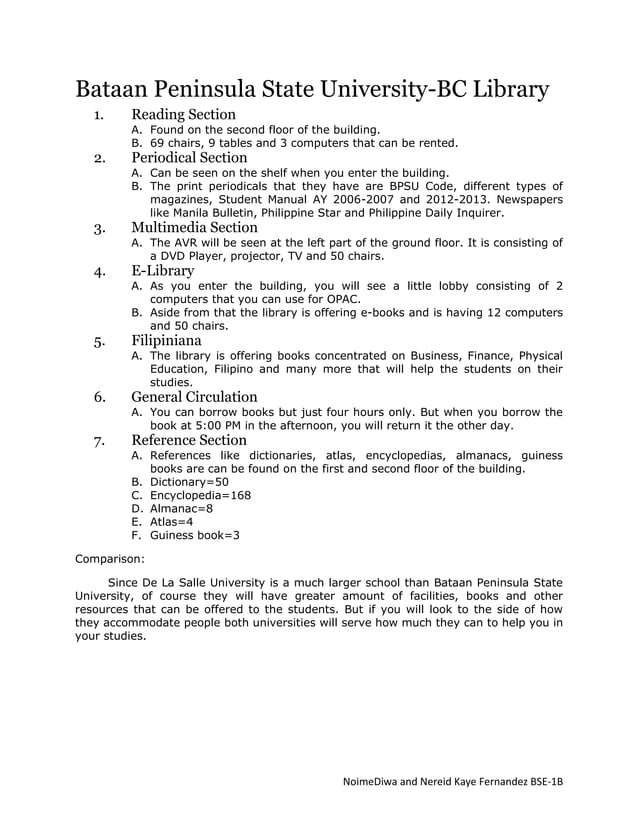 De la salle university library2 PDF