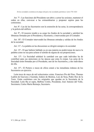 De las sociedades económicas de amigos del país a las sociedades patrióticas: León 1781-1823


   Art. 7º.- Las funciones ...