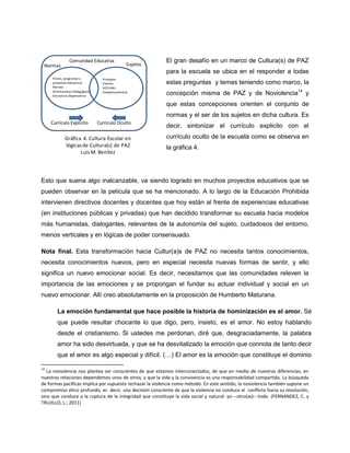 De las violencias a la cultura de paz en la escuela | PDF
