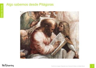 77
Datosdemoda
Algo sabemos desde Pitágoras
Fuente de la imagen: Fragmento de la “Escuela de Atenas” de Rafael Sanzio
 