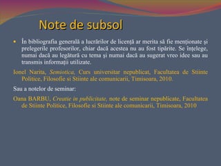 Note De Subsol De La Umberto Eco La Oana Barbu | PPT